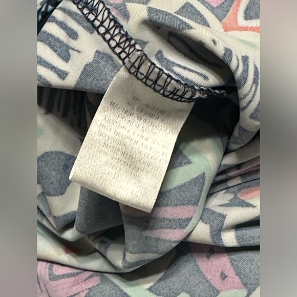 Jude Connally “Chris” Colorful Print LS Collared Deep V-neckline Top Size Medium - Picture 8 of 11